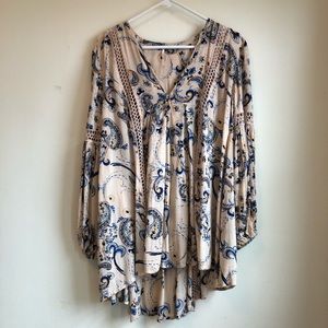 Pink Floral Tunic